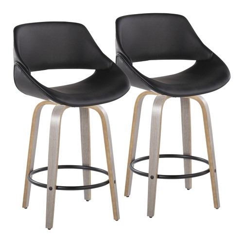 Fabrico 26" Fixed-height Counter Stool- Set Of 2